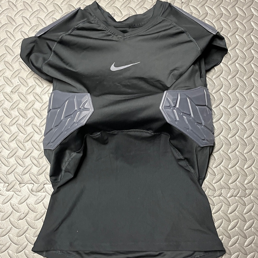 Nike Pro Hyperstrong 4 Pad Men's Football Top Black AQ2733-010 Size XL G… - Picture 4 of 5